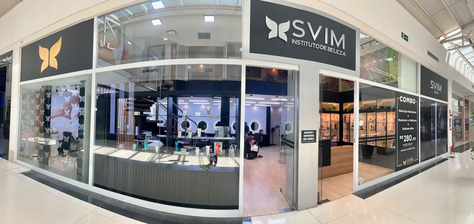Fachada do Svim Rio Branco, no Via Verde Shopping